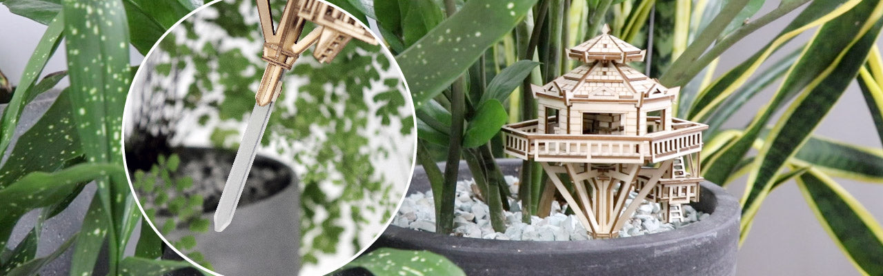 Plant Stake Treehouses