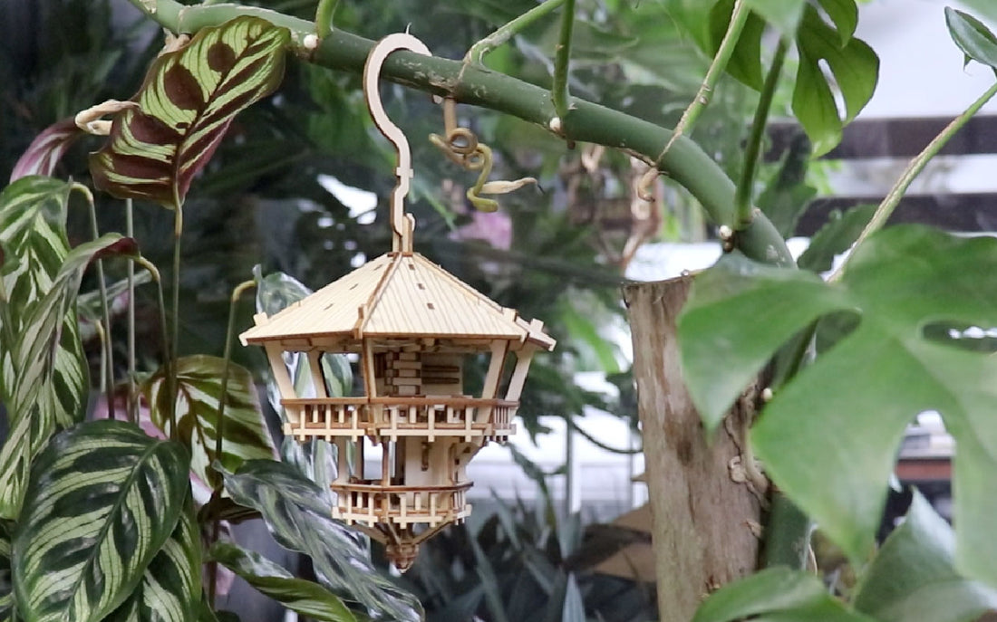 Hanging Plant Decorations | 3D Treehouse Models – Tiny Treehouses Europe