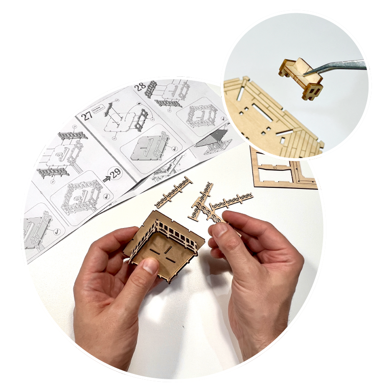 Tiny treehouses diy crafts wooden puzzles for adults tiny