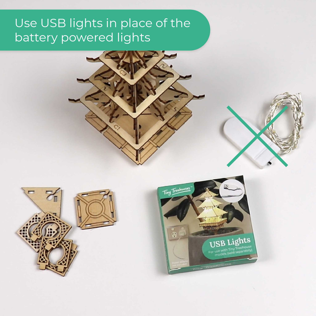 Illuminate Your Miniature Treehouses - Tiny Treehouse Lights – Tiny ...
